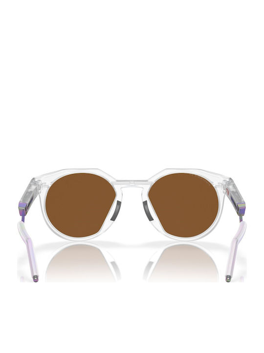 Oakley Prizm Мъжки Слънчеви Очила с Прозрачна Пластмасова Рамка и Лилави Огледални Стъкла OO9279-02