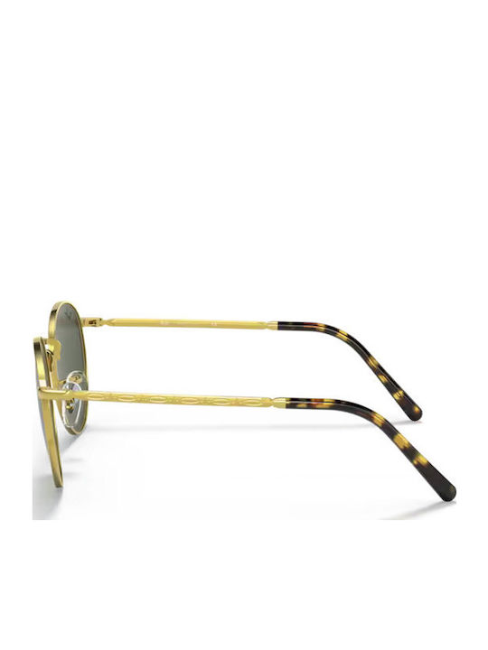 Ray Ban Unisex Sonnenbrille mit Gold Metall Gestell und Grün Linse RB3637 9196/31