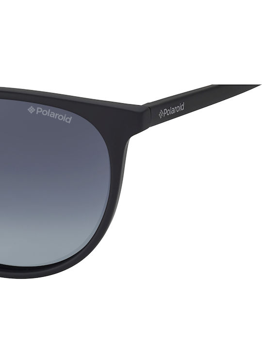 Polaroid Damenträger Sonnenbrille mit Schwarzem Horn umrandetem Rahmen und Gray Verlaufsfarbe Polarisiert Gläser PLD6003/S DL5 WJ