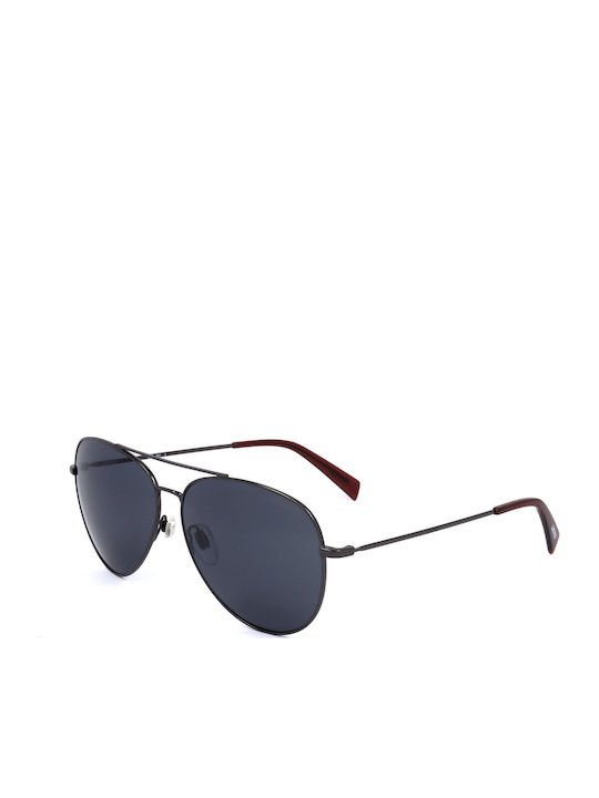 Levi's Unisex Sunglasses with Gray Metal Frame and Gray Lens LV1006/S 9N2/IR