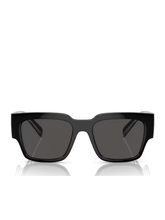 Dolce & Gabbana Мъжки Слънчеви Очила с Черна Пластмасова Рамка и Сиви Стъкла DG6184 501/87