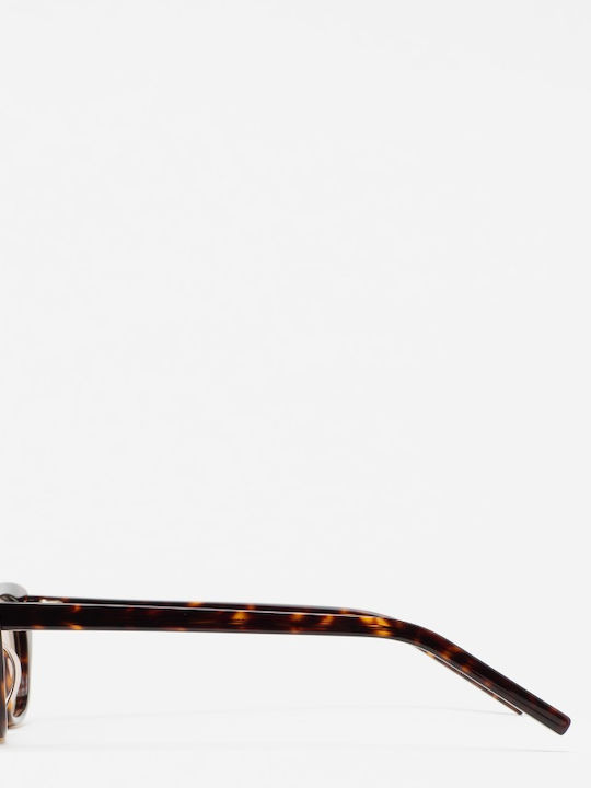 Kaleos Women's Sunglasses with Brown Tartaruga Plastic Frame and Brown Lens COBB 2