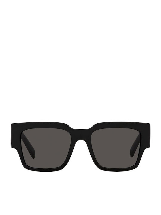 Dolce & Gabbana Мъжки Слънчеви Очила с Черна Пластмасова Рамка и Сиви Стъкла DG6184 501/87