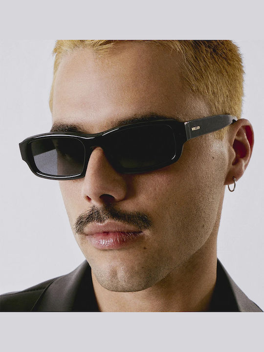 Meller Barack Unisex Sunglasses with Metal Frame Off White Carbon BC-OFFWHITECAR
