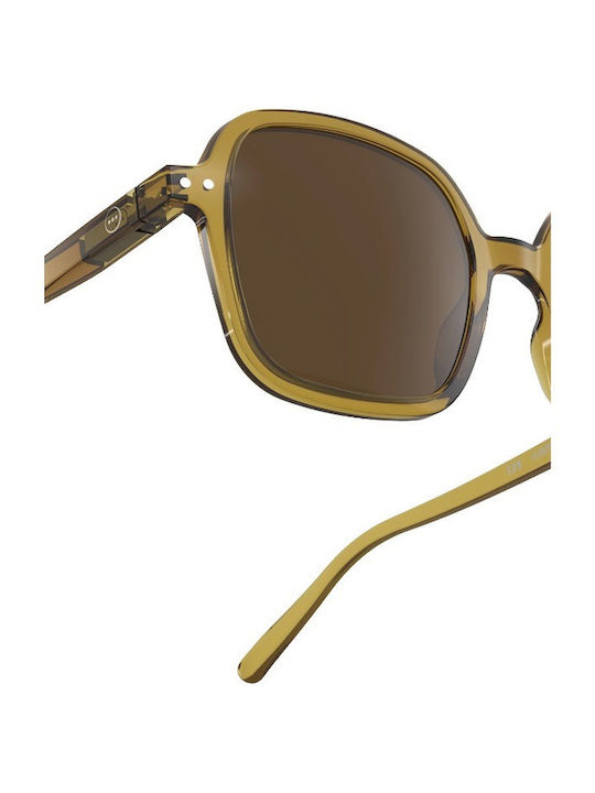 Izipizi Unisex Sunglasses with Green Frame and Green Lens