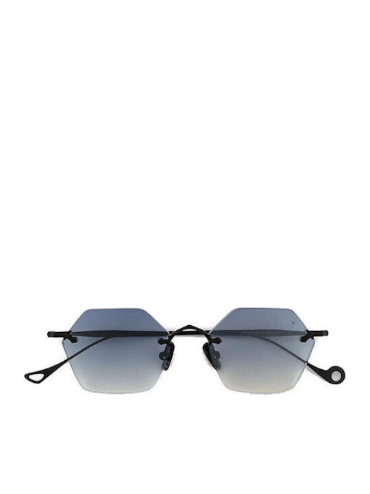 Eyepetizer Unisex Sunglasses with Black Metal Frame and Blue Gradient Lens CARNABY-C.6-51