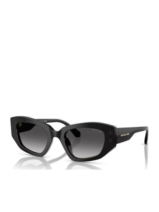 Michael Kors Le Praz Women's Sunglasses with Black Plastic Frame and Black Gradient Lens