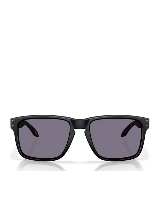 Oakley Holbrook XXL Herren Sonnenbrille mit Schwarz Kunststoff Gestell und Gray Linse