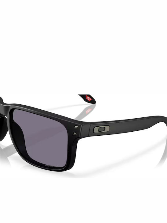 Oakley Holbrook XXL Herren Sonnenbrille mit Schwarz Kunststoff Gestell und Gray Linse