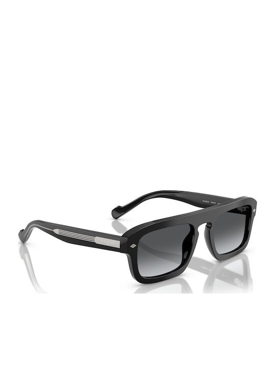 Vogue Men's Sunglasses with Black Plastic Frame and Gray Gradient Polarized Lens VO5620S W44/T3