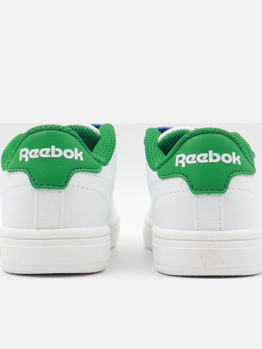 Court Kids Sneakers with Scratch White