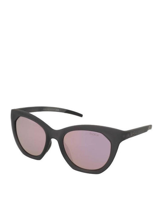 Bolle Prize Unisex Ochelari de soare cu Negru Cadru și Roz Polarized Lentilă BS029003
