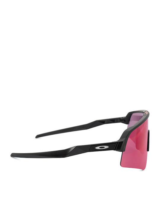 Oakley Sutro Lite Sweep Мъжки Слънчеви Очила с Черна Пластмасова Рамка и Лилави Стъкла OO9465-01