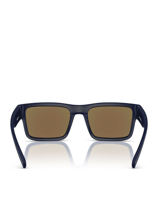 Arnette Men's Sunglasses with Navy Blue Plastic Frame and Blue Mirror Lens AN4344 275922