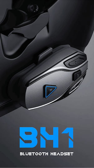 Motowolf Bh1 Μονή Ενδοεπικοινωνία για Κράνος Μηχανής με Bluetooth