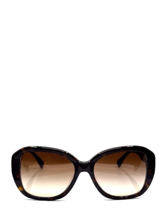 Ralph Lauren Women's Sunglasses with Brown Tartaruga Plastic Frame and Brown Gradient Lens RA5321U 500313