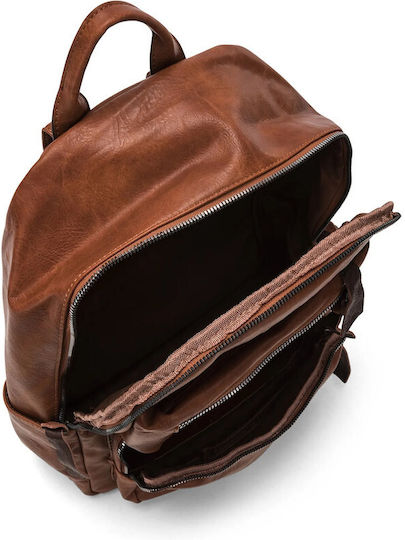 Herling Research Sack Voyage Back Brown made of Artificial Leather W28.5cm