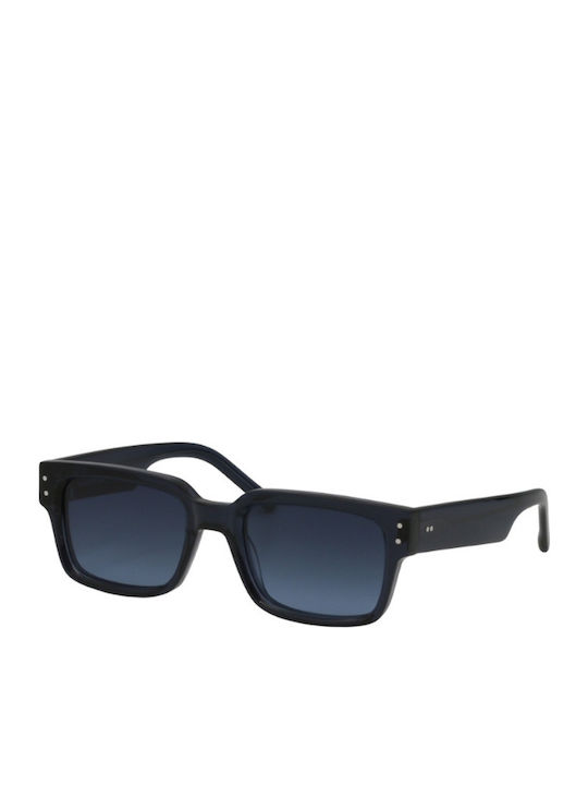Kaleos C005 Unisex Γυαλιά Ηλίου με Μαύρο Κοκκάλινο Σκελετό και Μπλε Ντεγκραντέ Φακό POHL 5