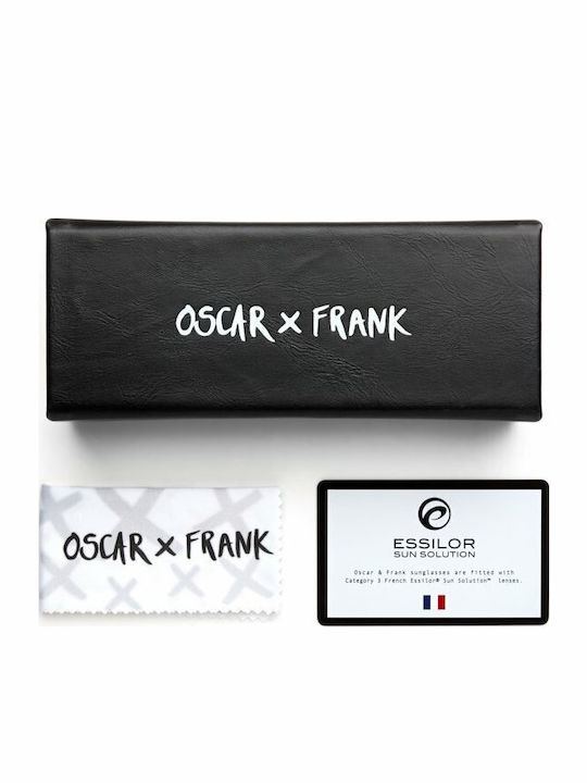 Oscar & Frank Fairfax Damen Sonnenbrille mit Kunststoff Gestell Tiger Tort Pale Blush