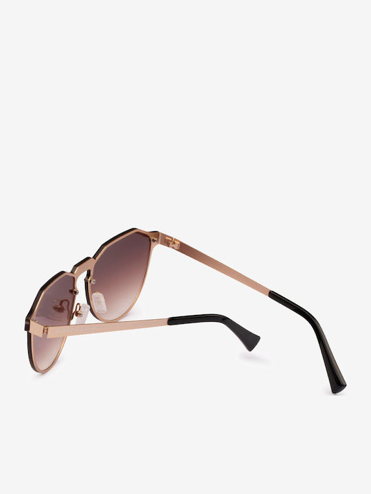 Hawkers Warwick Unisex Γυαλιά Ηλίου με Κοκκάλινο Σκελετό Gold Brown / Venm Metal H03LHM0630
