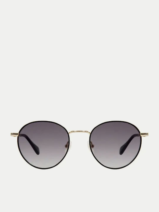 Gigi Barcelona Regina Women's Sunglasses with Black Metal Frame and Gray Gradient Lens 6701/1