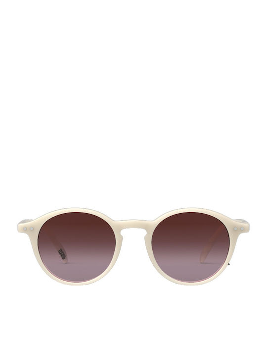 Izipizi Unisex Sunglasses with Yellow Plastic Frame and Yellow Gradient Lens