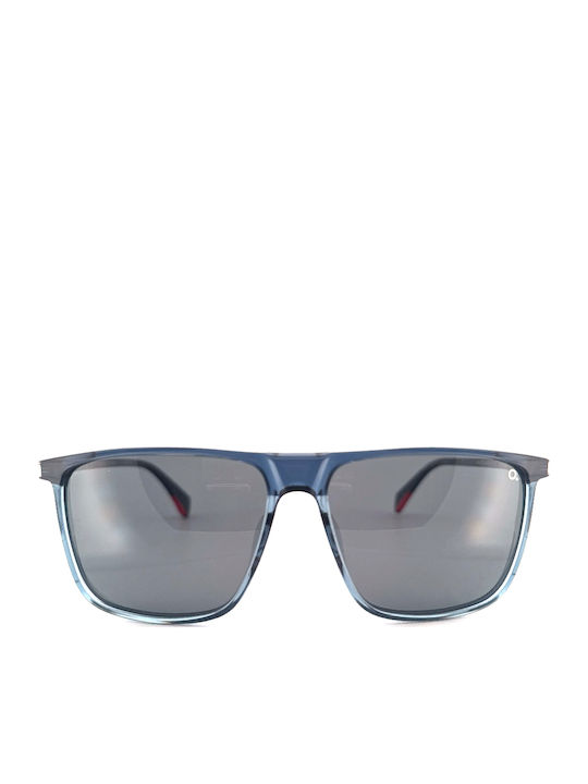 Etnia Barcelona Men's Sunglasses with Blue Frame and Gray Lens