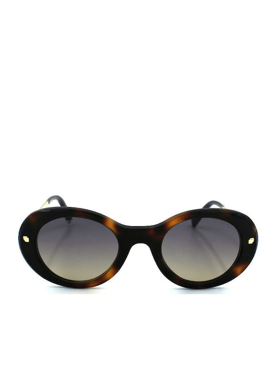 Dsquared2 Women's Sunglasses with Brown Tartaruga Frame and Brown Gradient Lens DQ0325 52B