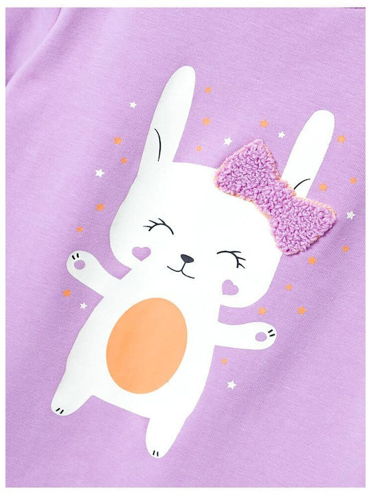 Kinder-T-Shirt Flieder