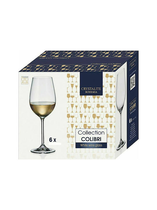 Bohemia Gastro Set of Glasses for Red Wine made of Crystal Stemmed 450ml 6pcs