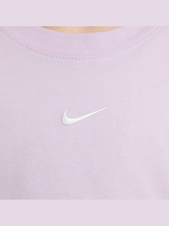 Παιδικό T-shirt Purple/white Sportswear Essentials