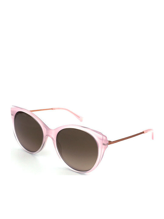 Ted Baker Keyla Дамски Слънчеви Очила с Розова Рамка и Розови Стъкла TB1589 281