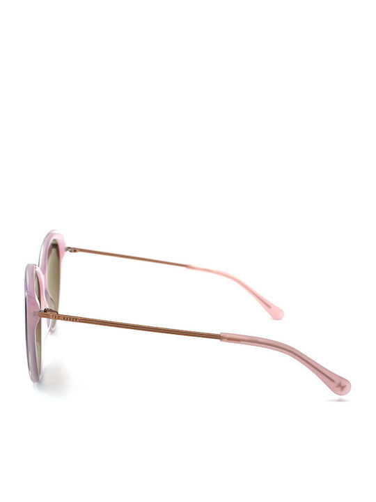 Ted Baker Keyla Дамски Слънчеви Очила с Розова Рамка и Розови Стъкла TB1589 281