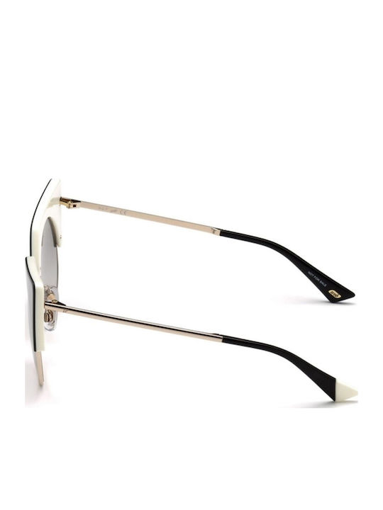 Web Women's Sunglasses with Black Frame and Gray Lens WE0229 05C