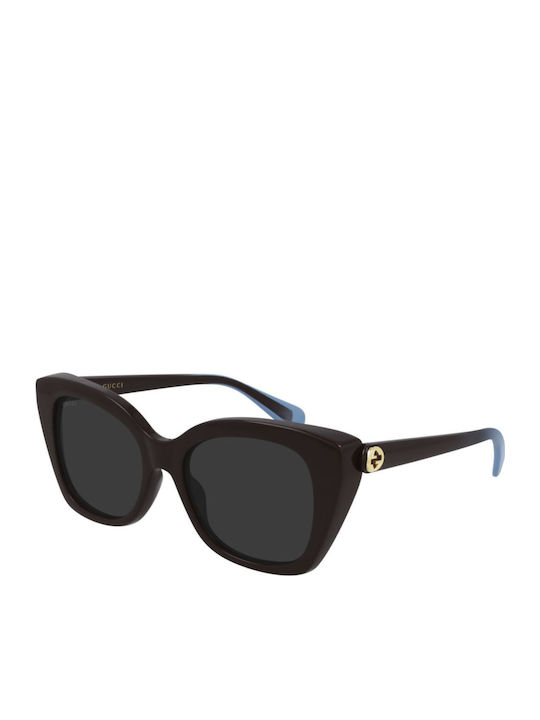 Gucci Women's Sunglasses with Burgundy Plastic Frame GG0921S 004
