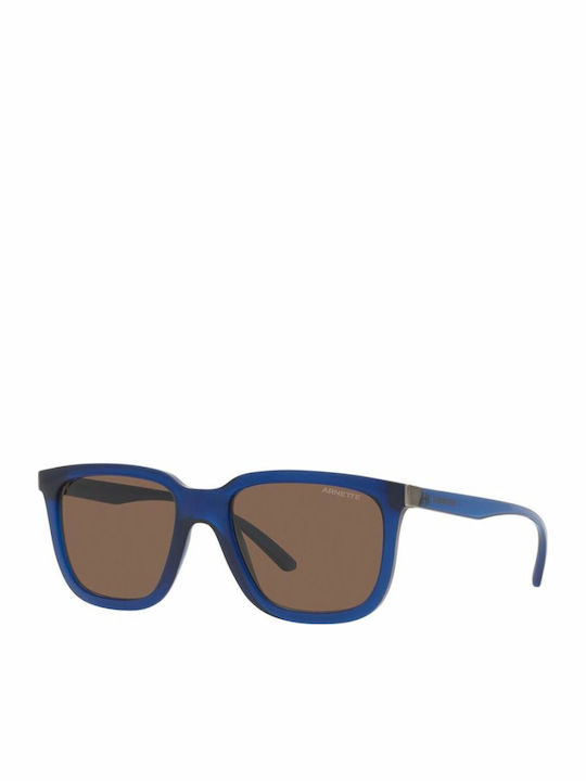 Arnette Plaka Men's Sunglasses with Blue Plastic Frame and Brown Lens AN4306 284773