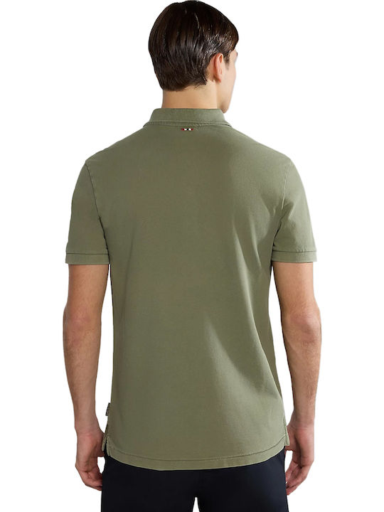 Elbas Polo Μπλούζα Κοντομάνικη Green Lichen