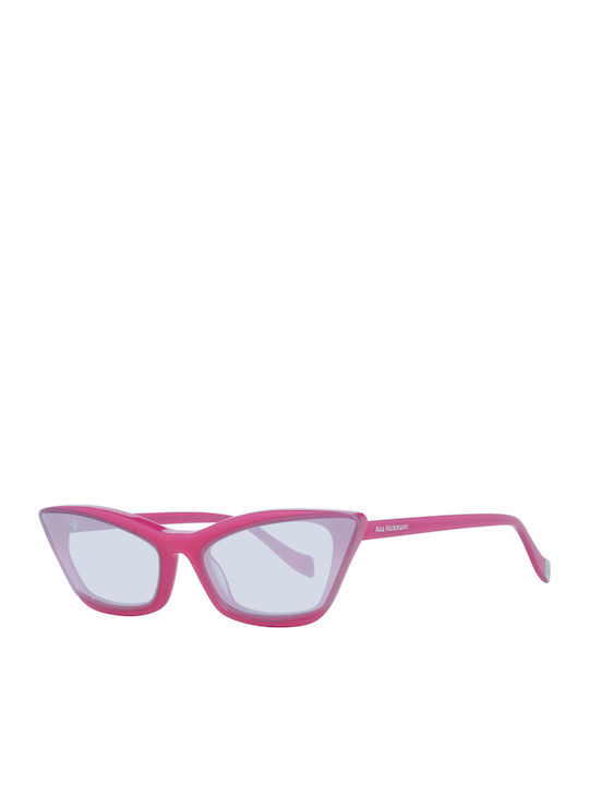 Ana Hickmann Women's Sunglasses with Purple Plastic Frame and Purple Lens AH9278 T01