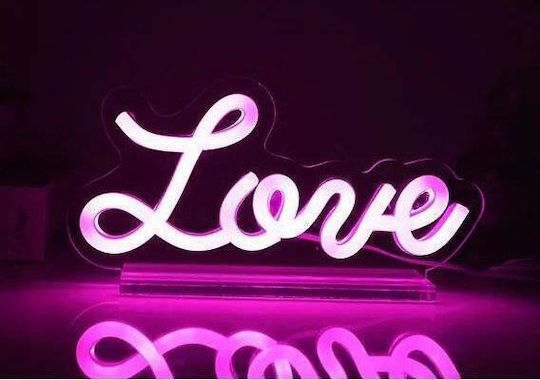 Επιγραφη I-total Xl2761c Led Love 20,5x10,4cm