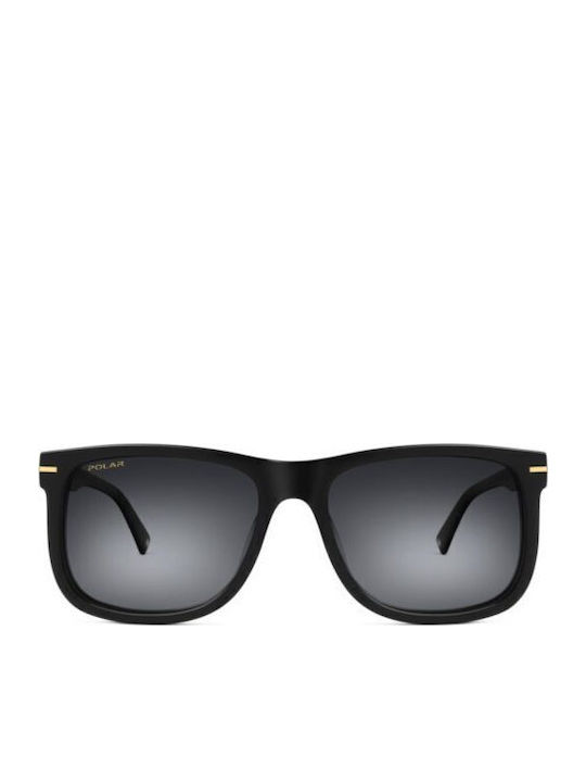Polar Unisex Sunglasses with Horn-Rimmed Frame 77 Gradient Polarized