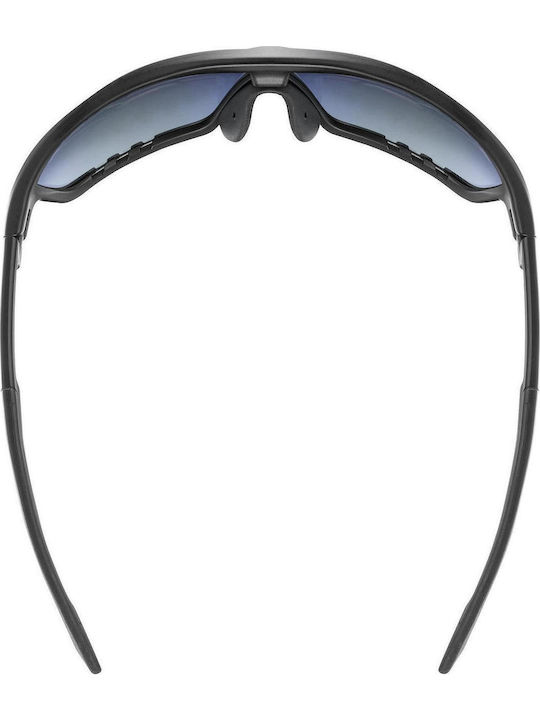 Uvex Sportstyle 706 Unisex Γυαλιά Ηλίου με Κοκκάλινο Σκελετό Black Mat Mirror Blue 5320062016