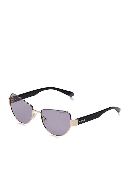 Polaroid Men's Sunglasses with Purple Frame and Purple Polarized Lens PLD6122/S LTA/KL