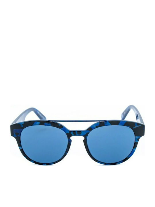 Italia Independent 0900 141.GLS Men's Sunglasses with Blue Frame and Blue Lens 0900.141.GLS