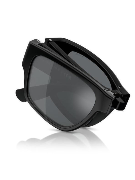 Armani Exchange Унисекс Слънчеви Очила с Черна Пластмасова Рамка и Сиви Стъкла AX4141SU 80786G