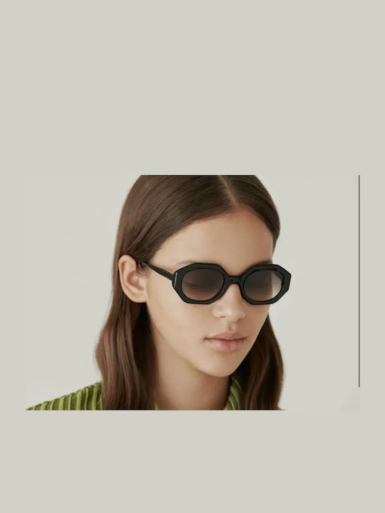 Gigi Barcelona Molly Damen Sonnenbrille mit Kunststoff Gestell Black 6686/1