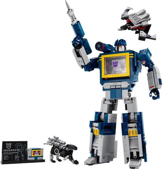 LEGO Icons Transformers: Soundwave За 18+ Години 1505 Бройки