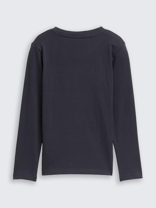 Kinderhemd Langarm Coal Grey