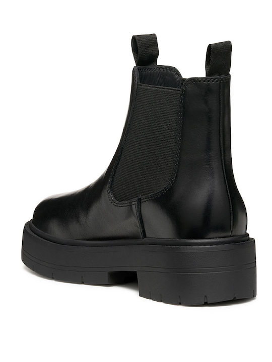 D Spherica Ghete Dama Chelsea De Piele Negre