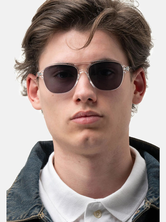 Smooder Unisex Sonnenbrille mit Grün Kunststoff Gestell und Grün Linse X014