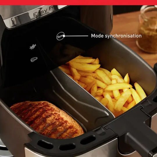 Moulinex Easy Fry & Grill Heißluftfritteusen 6.5lt Silber